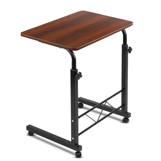 Artiss Laptop Desk Table Adjustable 60CM Dark Wood