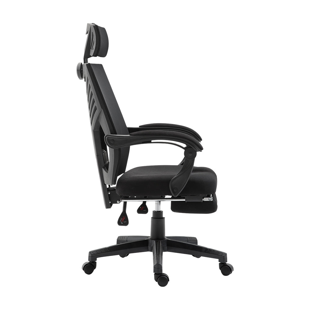 Artiss Mesh Office Chair Recliner Black