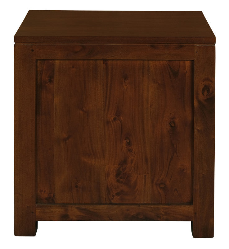 Amsterdam 2 Drawer Bedside Table (Mahogany)