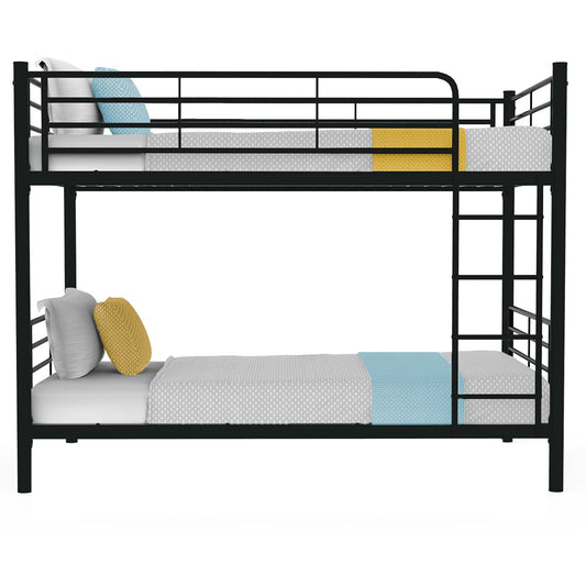 Kingston Slumber 2in1 King Single Metal Bunk Bed Frame, with Modular Design, Dark Matte Grey