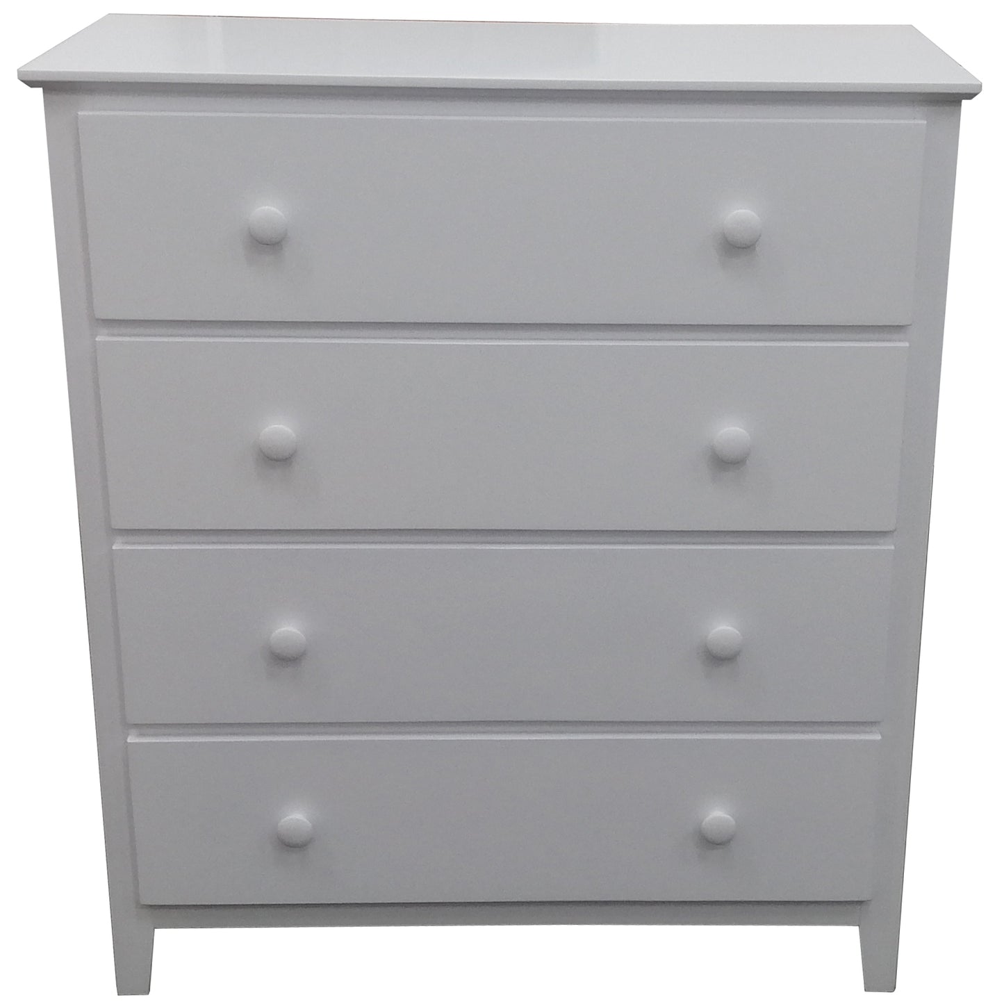 Wisteria Bedside Tallboy 3pc Bedroom Set Drawers Nightstand Storage Cabinet -WHT