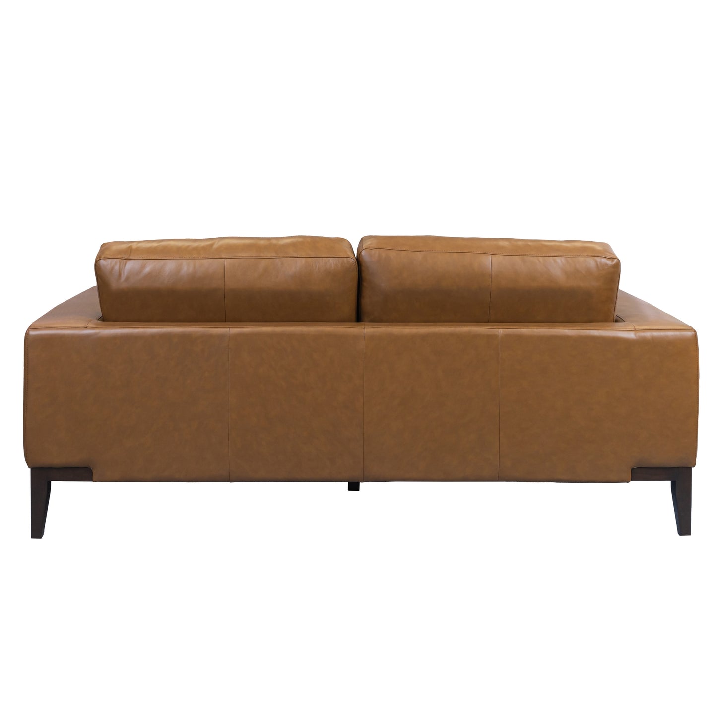 Lorenzo 2 + 3 Seater Sofa Leather Upholstered Lounge Set - Tan