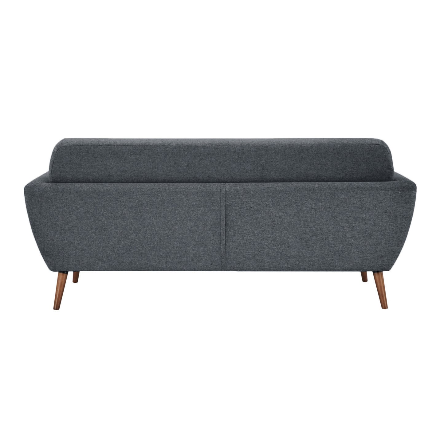 Lilliana 3 Seater Sofa Fabric Uplholstered Lounge Couch - Dark Grey