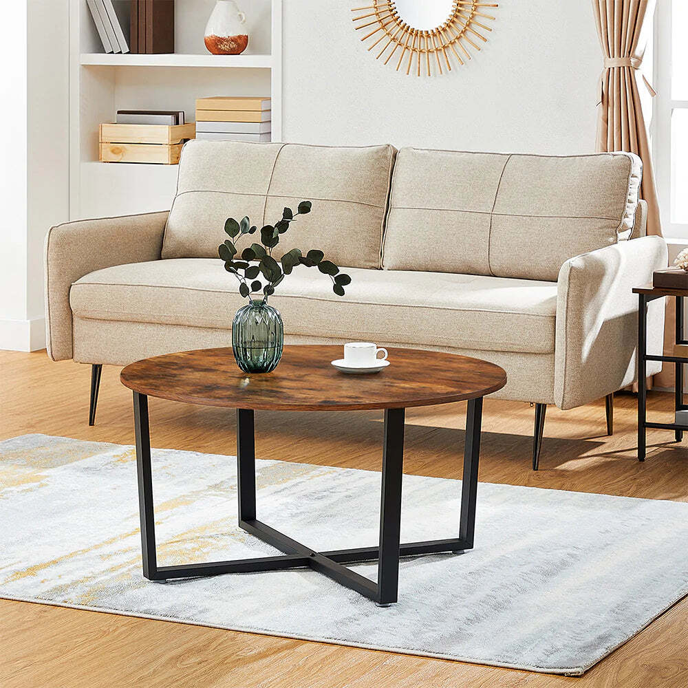 VASAGLE Round Coffee Table