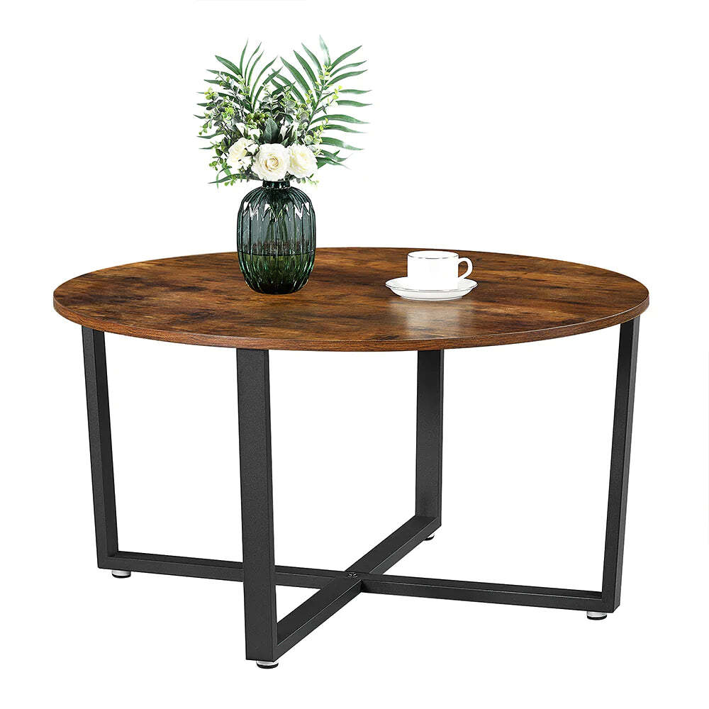 VASAGLE Round Coffee Table