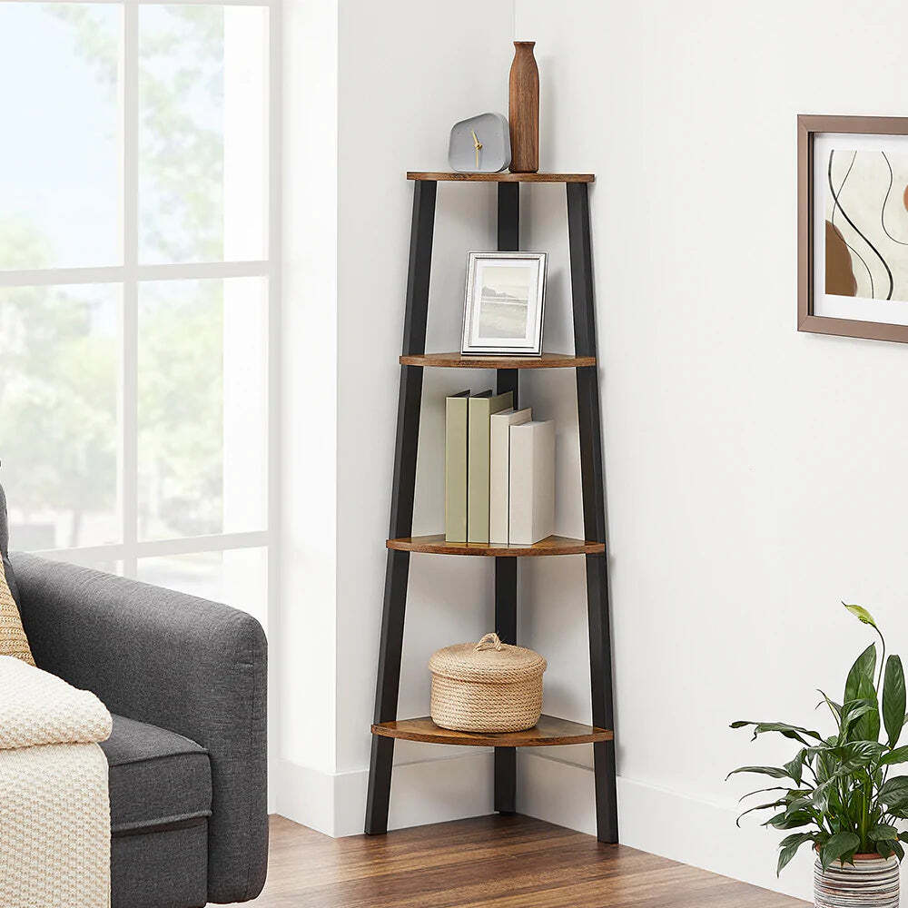 VASAGLE 4 Tier Corner Shelf