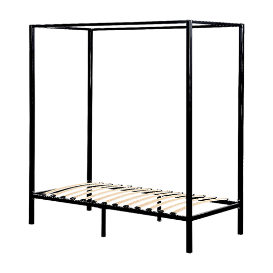 4 Four Poster Single Bed Frame