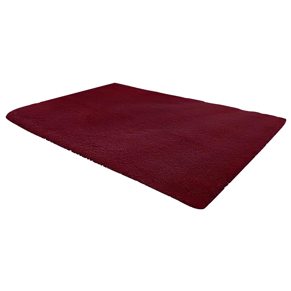 200x140cm Floor Rugs Large Shaggy Rug Area Carpet Bedroom Living Room Mat - Burgundy