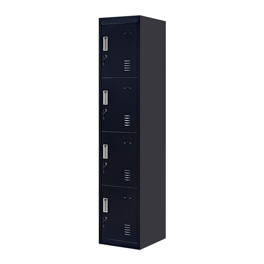 4-Door Vertical Locker for Office Gym Shed School Home Storage