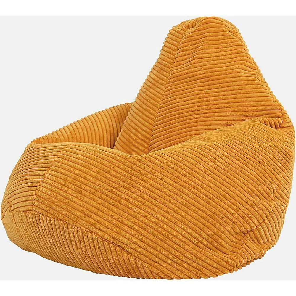 Jumbo Cord Beanbag Chair Cover Unfilled Large Bean Bag - Mustard