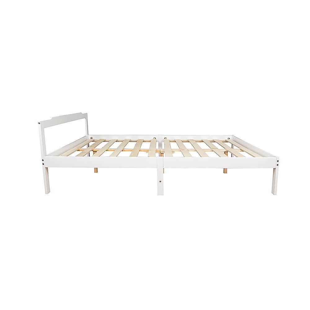 Natural Wooden Bed Frame Home Furniture